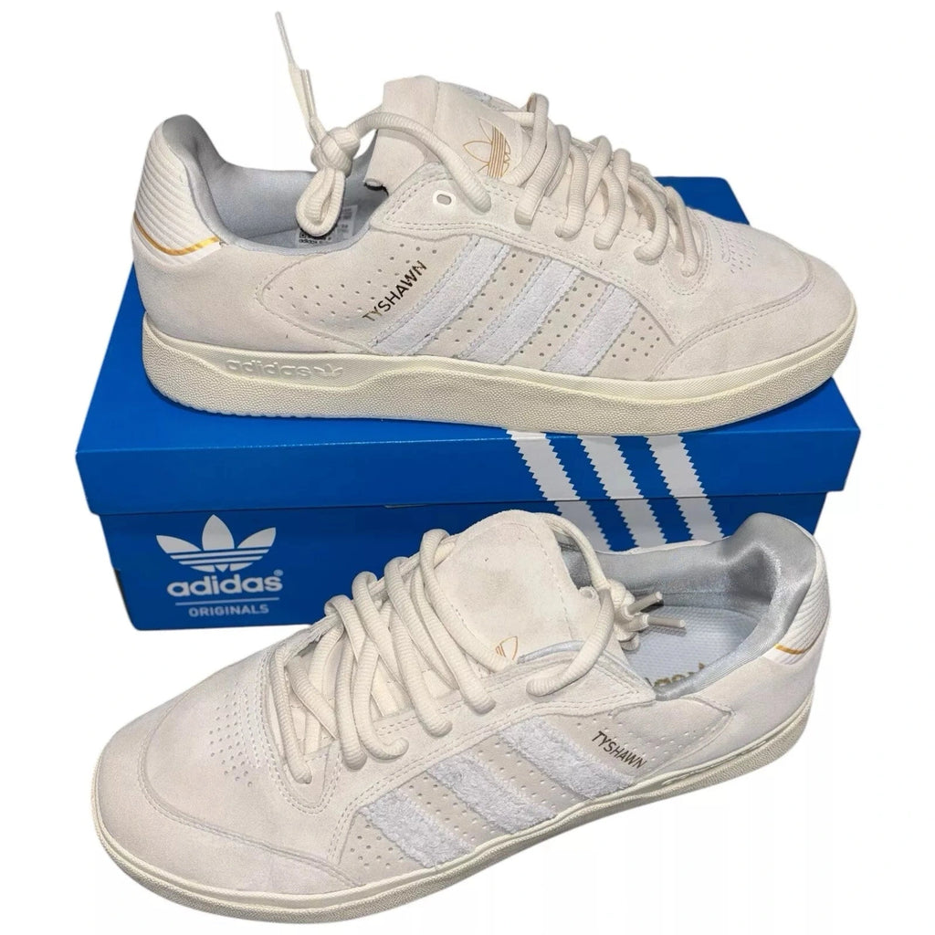 Men's adidas Tyshawn Low White Skateboarding Shoes