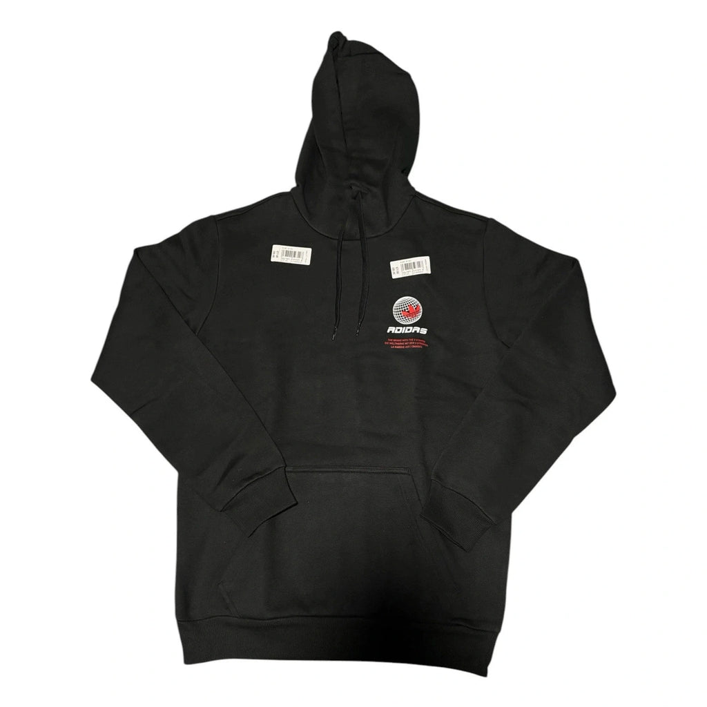 Mens Black Adidas Originals Fleece Hoodie