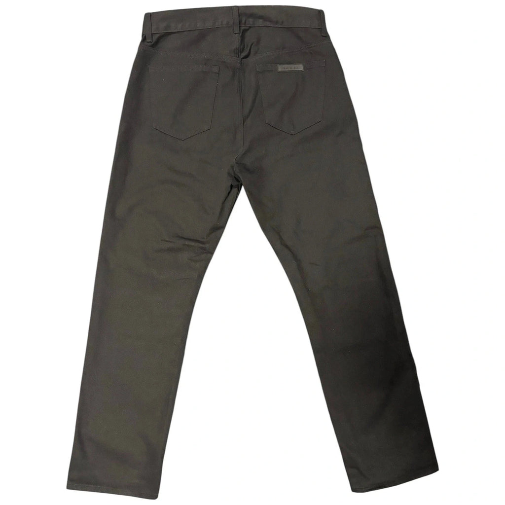 Fear of God Essentials Mens Black Denim Jeans
