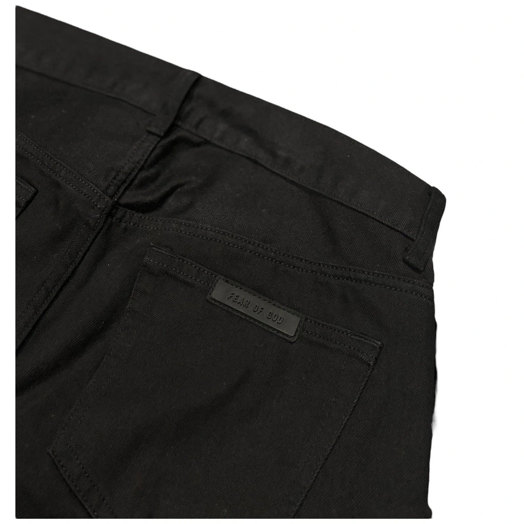 Fear of God Essentials Mens Black Denim Jeans