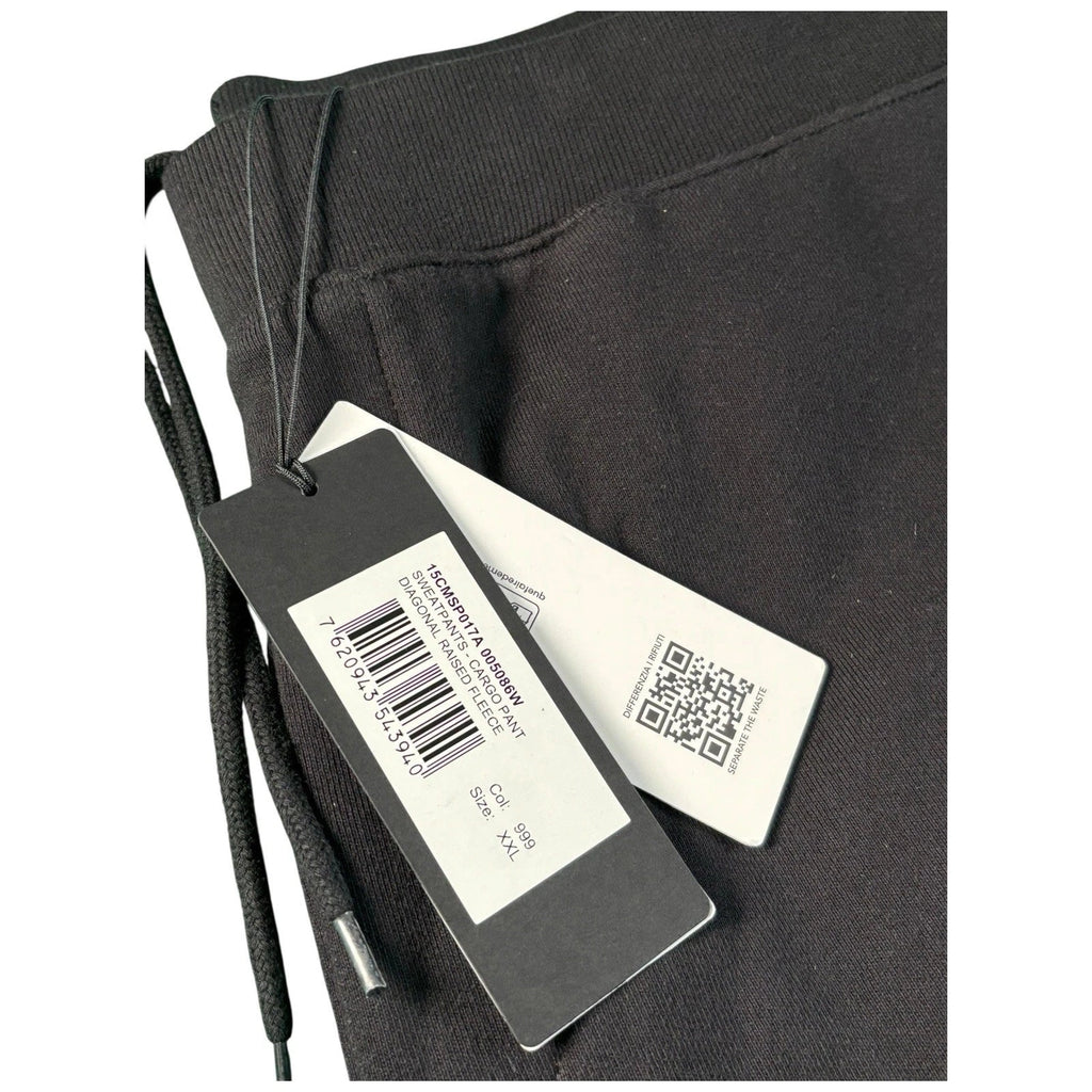 Mens Black Lens Sweatpants by C.P. Company