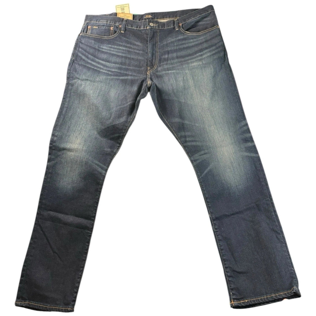 Mens Blue Taper Stretch Jeans by Polo Ralph Lauren