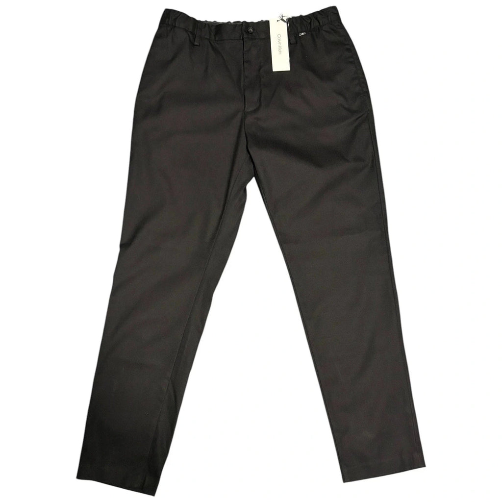 Mens Calvin Klein Black Tapered Fit Trousers