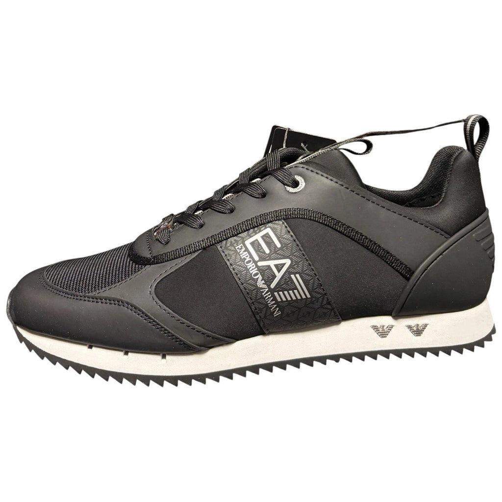 Mens Emporio Armani EA7 Black White Trainers