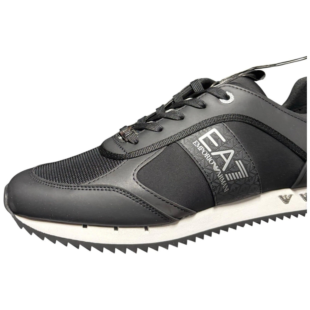 Mens Emporio Armani EA7 Black White Trainers