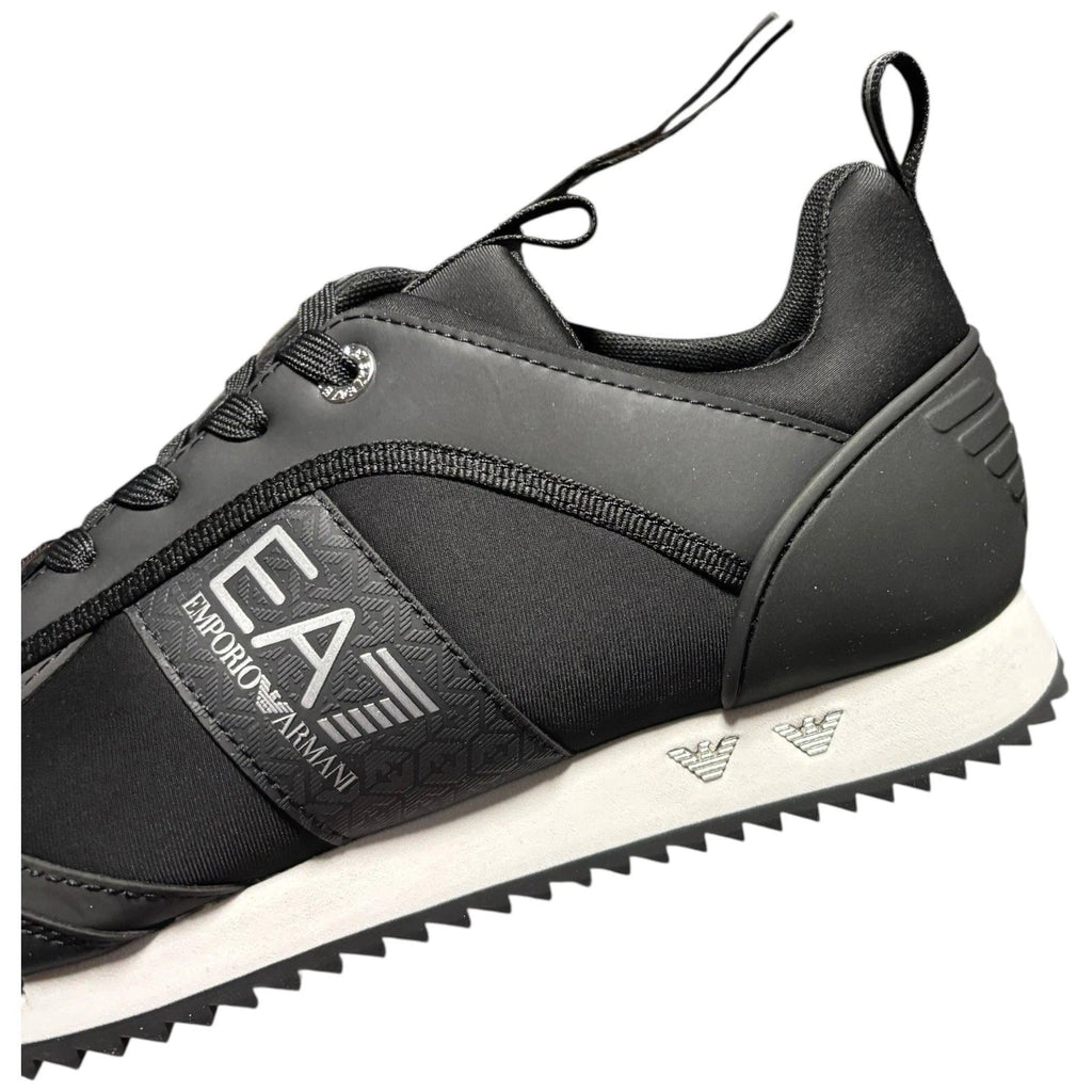 Mens Emporio Armani EA7 Black White Trainers