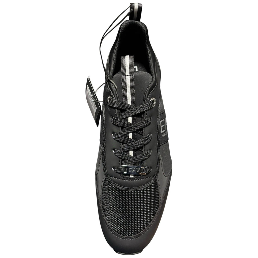 Mens Emporio Armani EA7 Black White Trainers