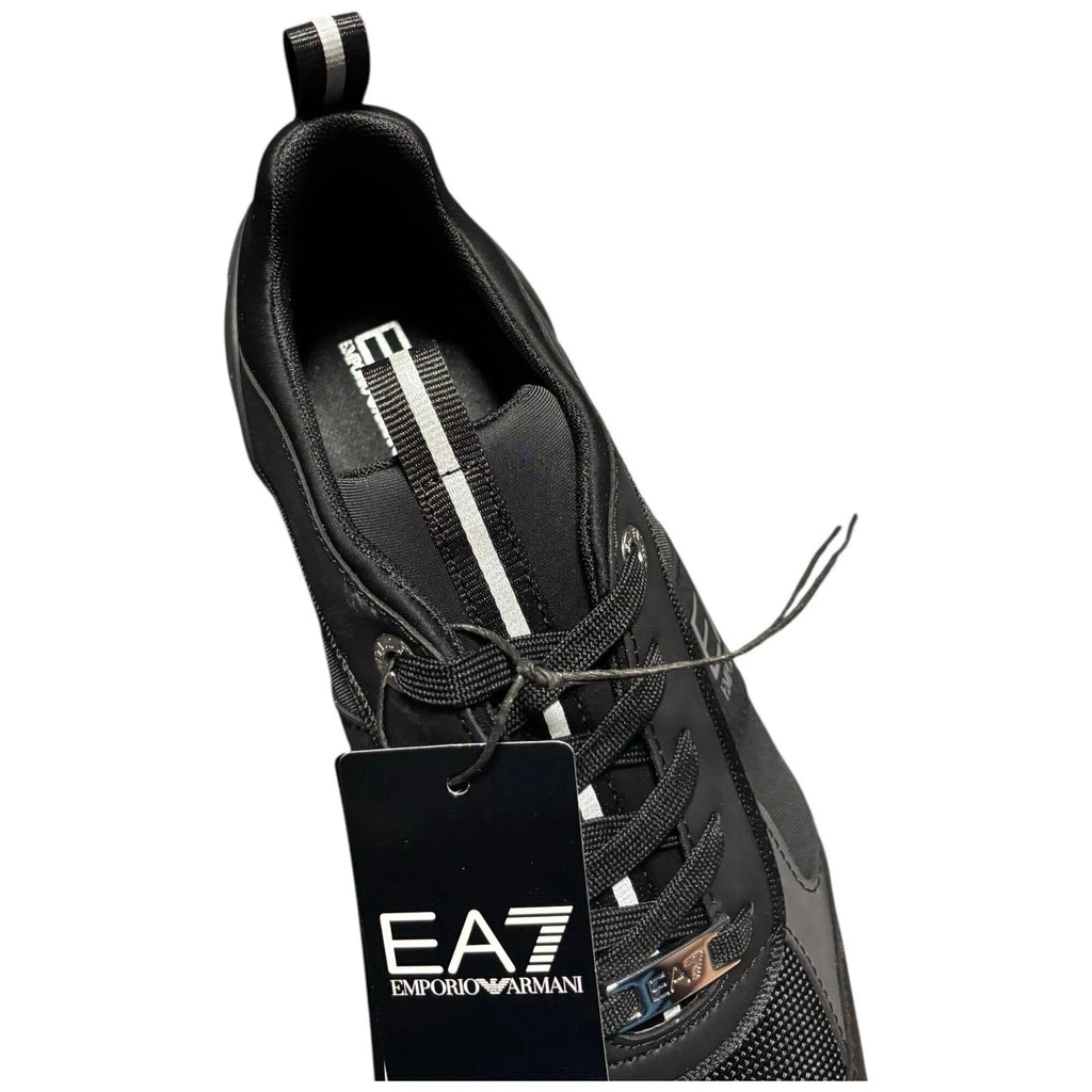 Mens Emporio Armani EA7 Black White Trainers
