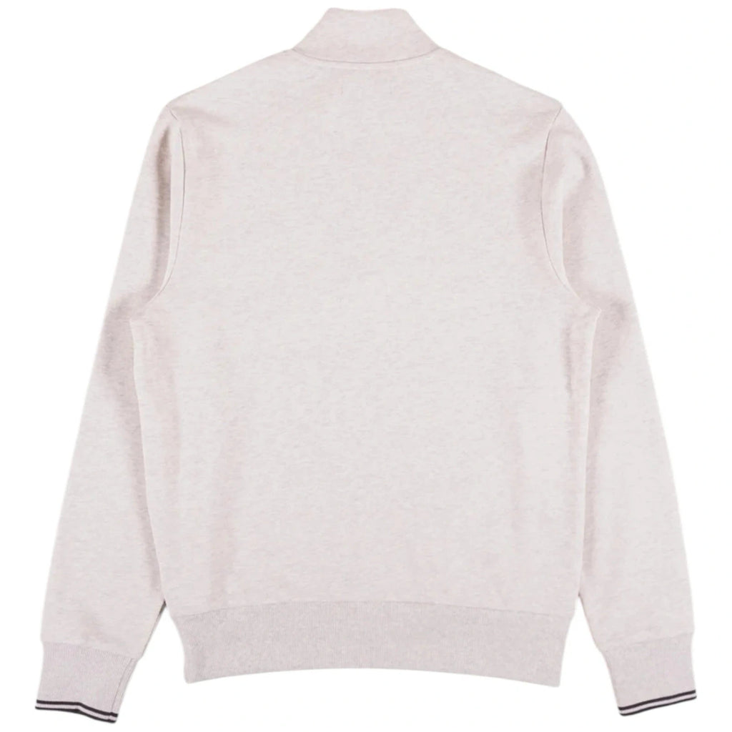 Mens Fred Perry Half Zip Sweatshirt Grey