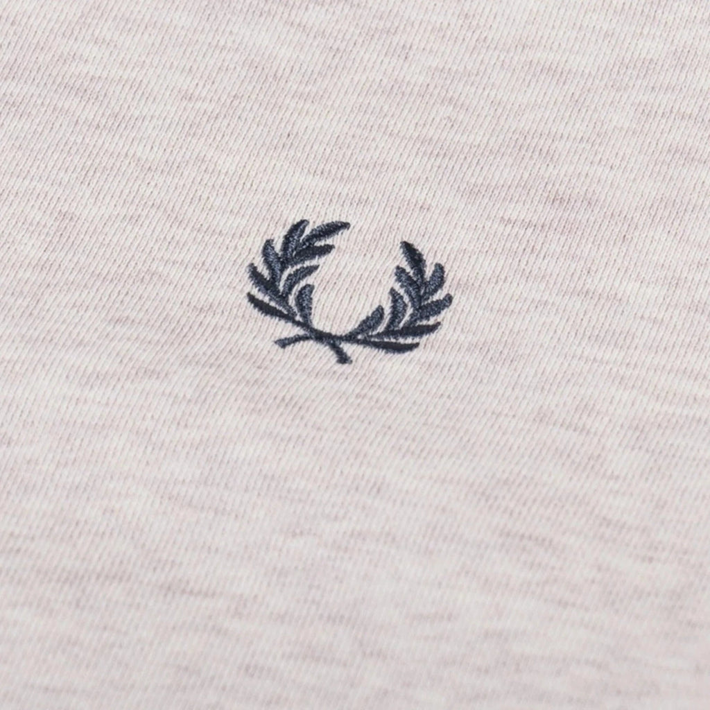 Mens Fred Perry Half Zip Sweatshirt Grey