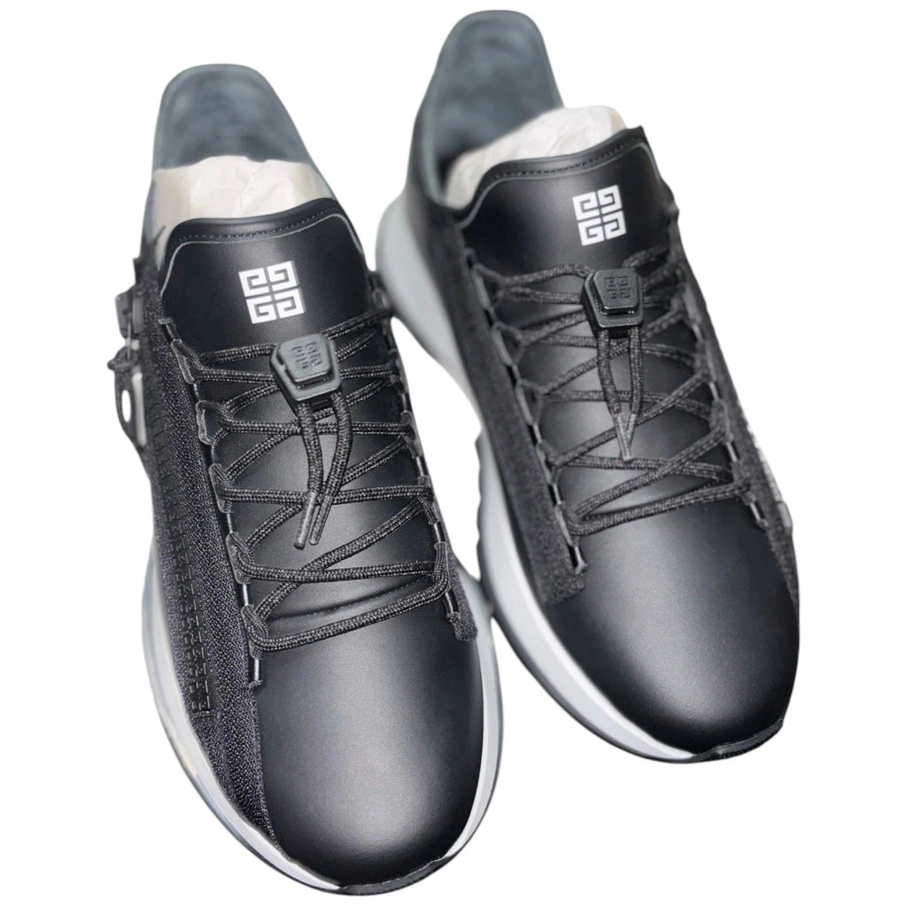 Mens Givenchy Spectre Black Lace Up Low Runners