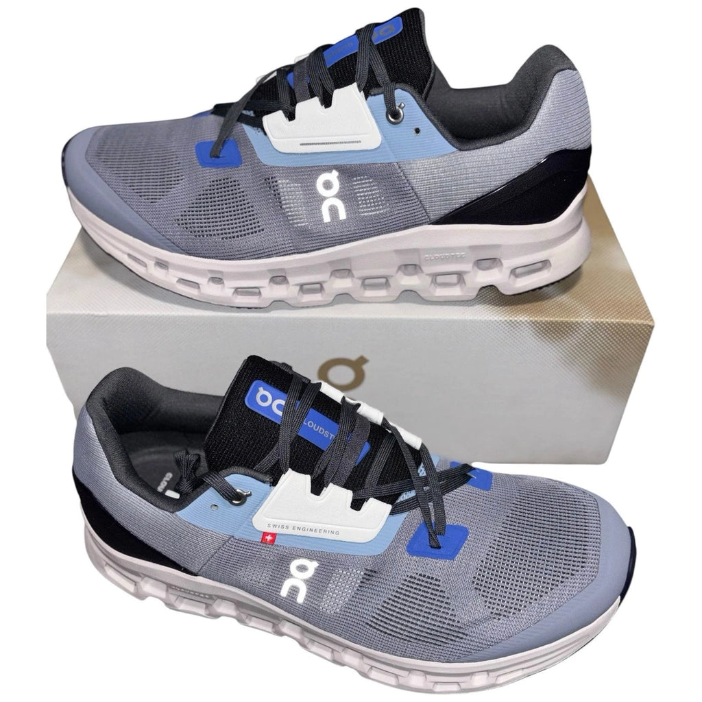 Mens On Cloudstratus Grey Trainers