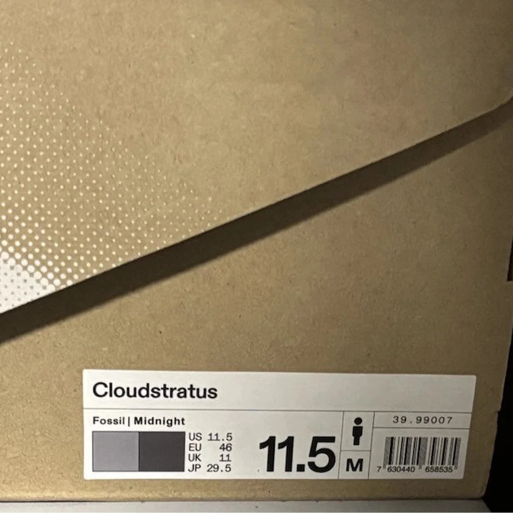Mens On Cloudstratus Grey Trainers