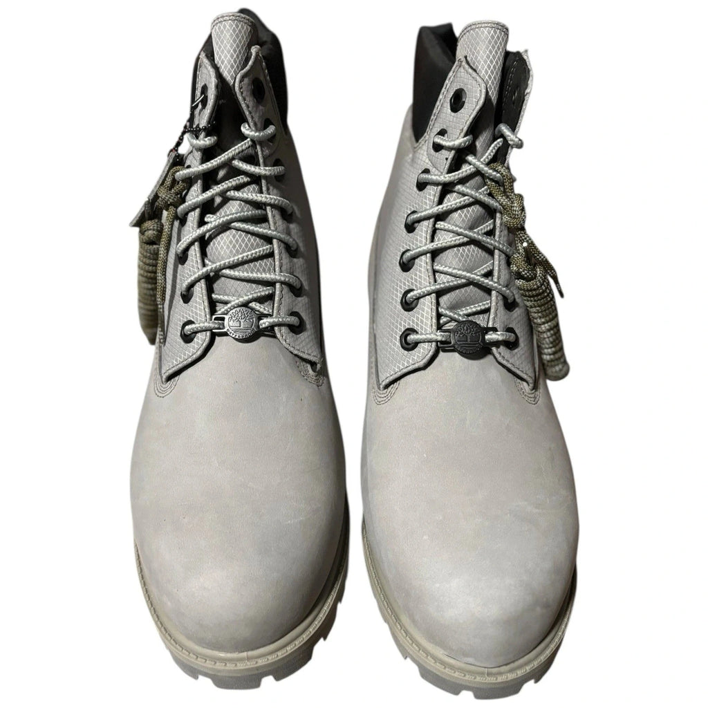 Mens Timberland Heritage 6 Inch Grey Nubuck Waterproof Boots