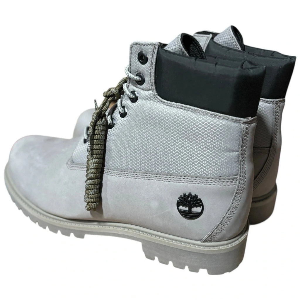 Mens Timberland Heritage 6 Inch Grey Nubuck Waterproof Boots