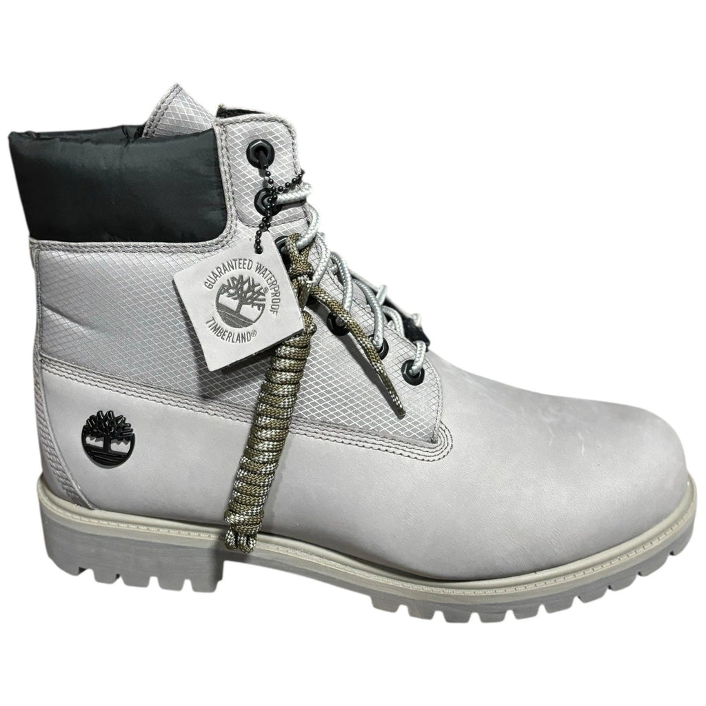 Mens Timberland Heritage 6 Inch Grey Nubuck Waterproof Boots