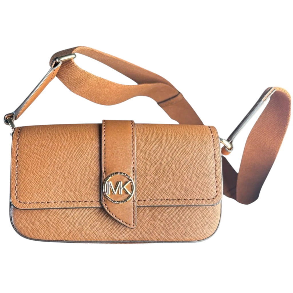 Michael Kors Brown Greenwich Sling Cross-Body Bag