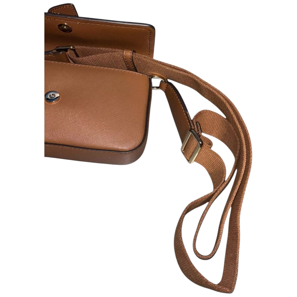 Michael Kors Brown Greenwich Sling Cross-Body Bag