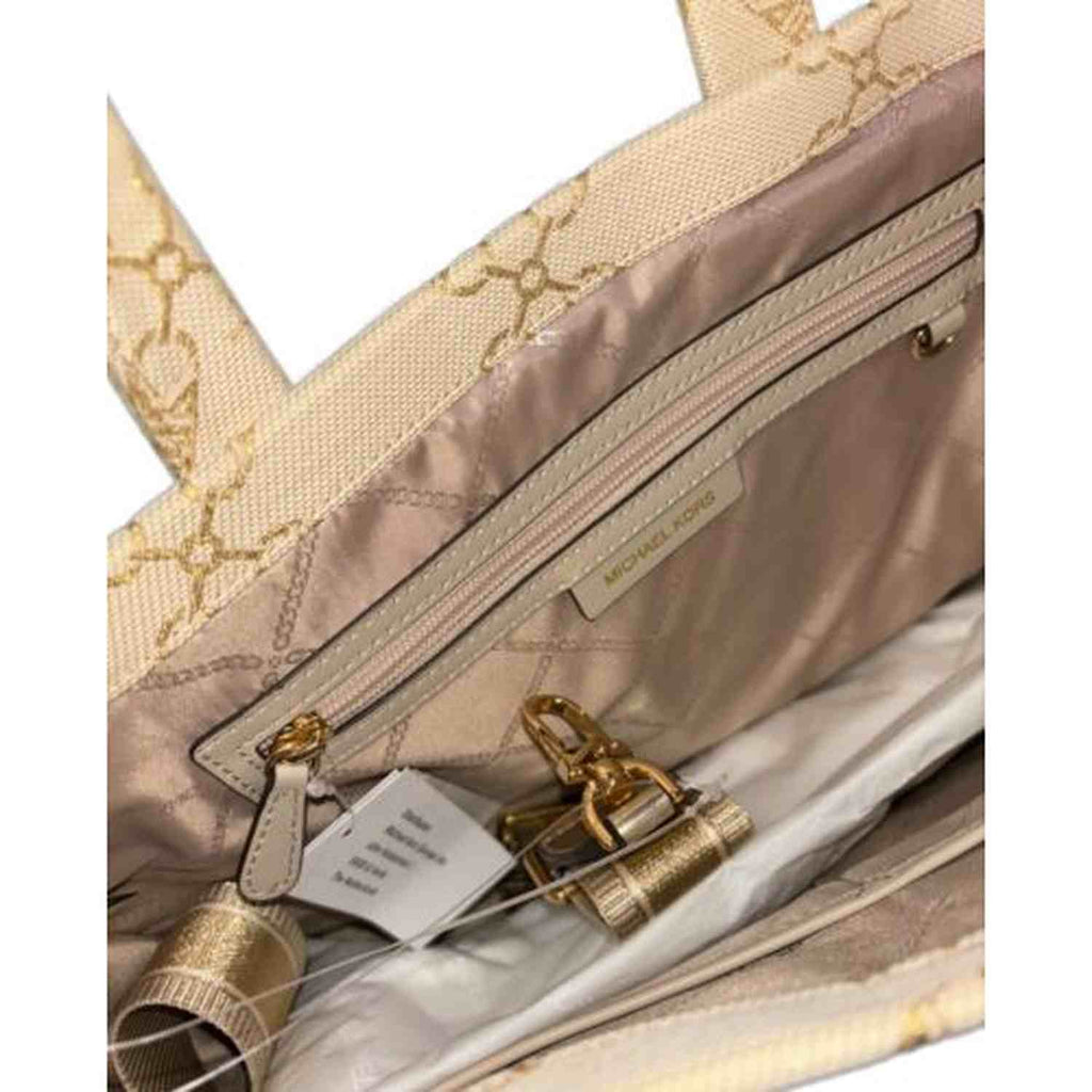 Michael Kors Large Jacquard Messenger Tote 'Gigi' Bag