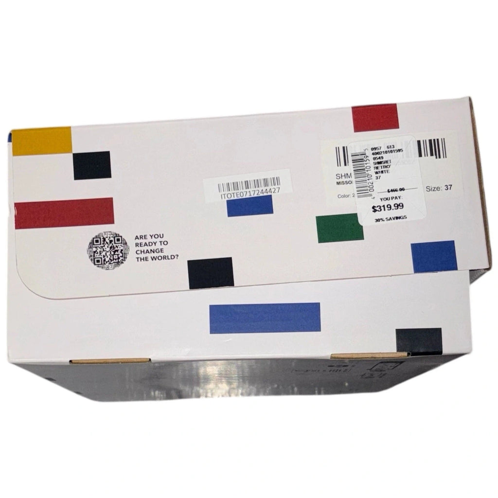 Missoni Sport Women's Ivory Trainers with Gum Sole