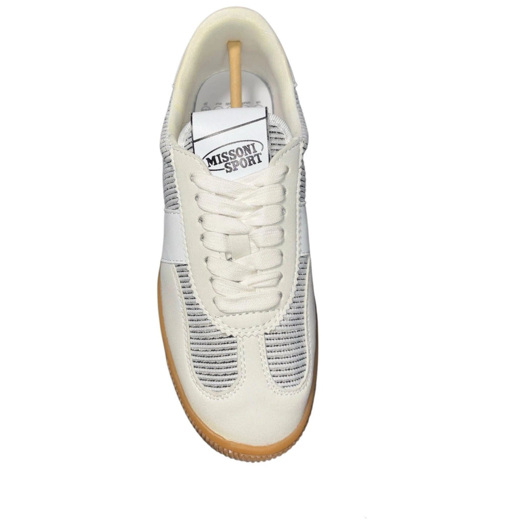 Missoni Sport Women's Ivory Trainers with Gum Sole