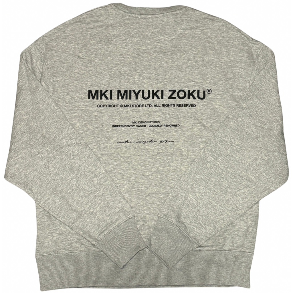 Mki Miyuki-Zoku Cotton Grey Sweatshirt