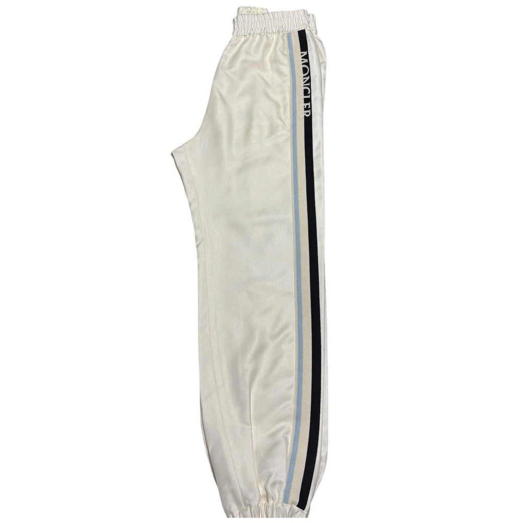 Moncler Women's Track Pants Striped White Blue