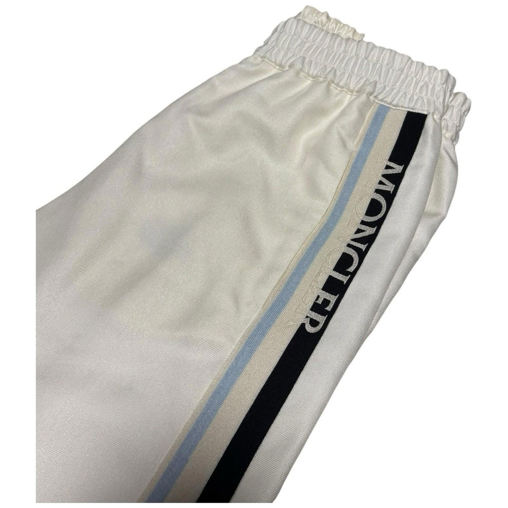 Moncler Women's Track Pants Striped White Blue