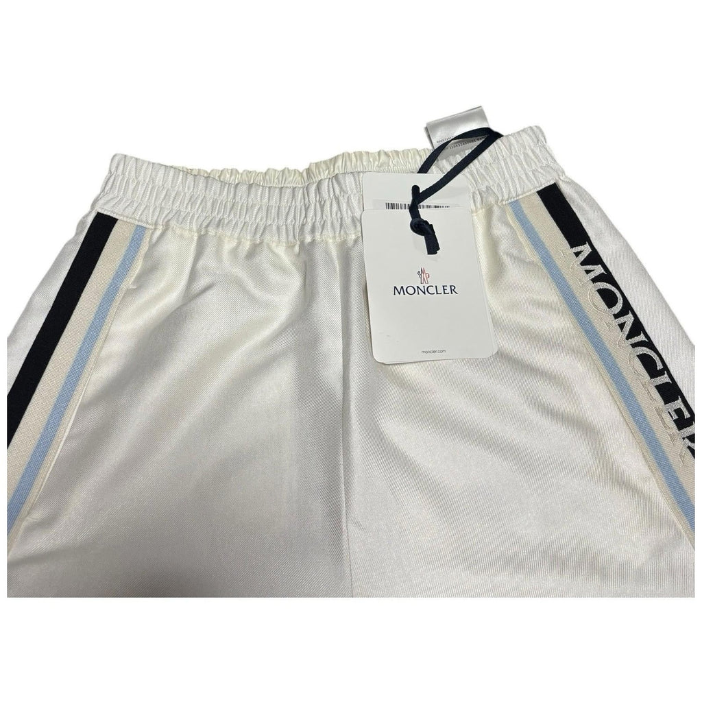 Moncler Women's Track Pants Striped White Blue