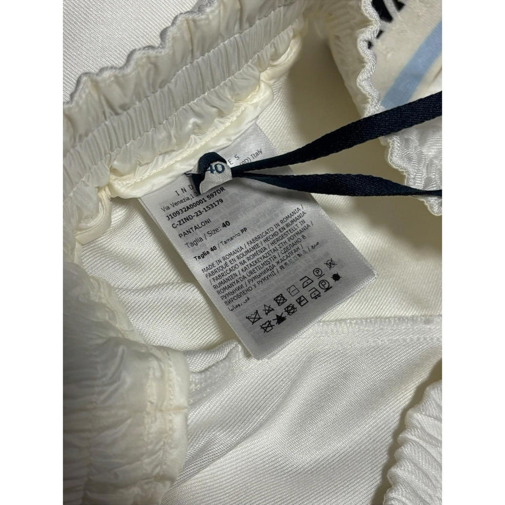 Moncler Women's Track Pants Striped White Blue