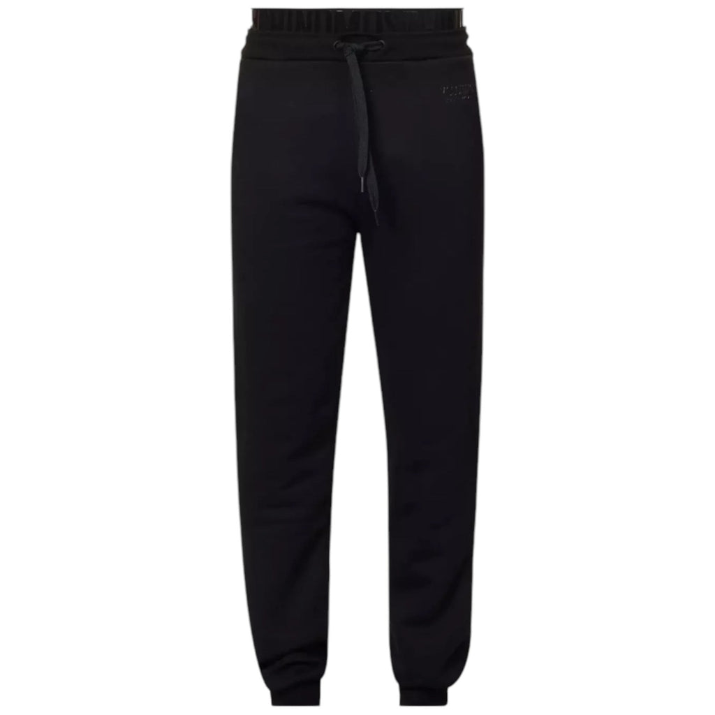 Moschino Black Cotton-Jersey Jogging Bottoms for Men