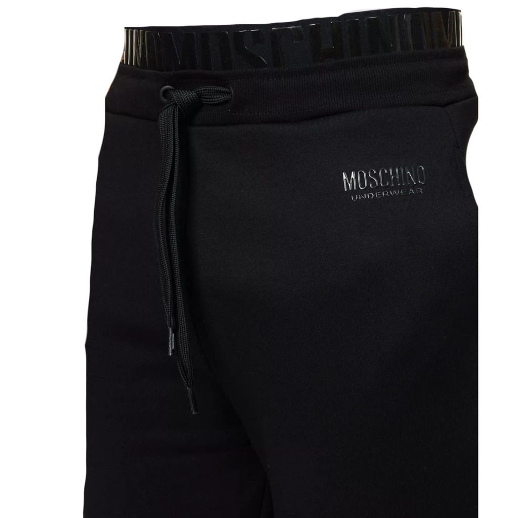 Moschino Black Cotton Joggers