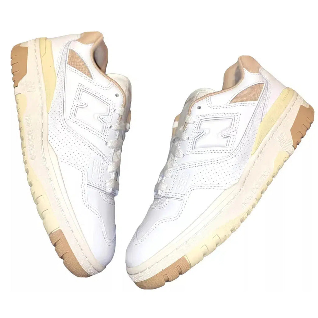 New Balance 550 White Beige Tan Women's Trainers