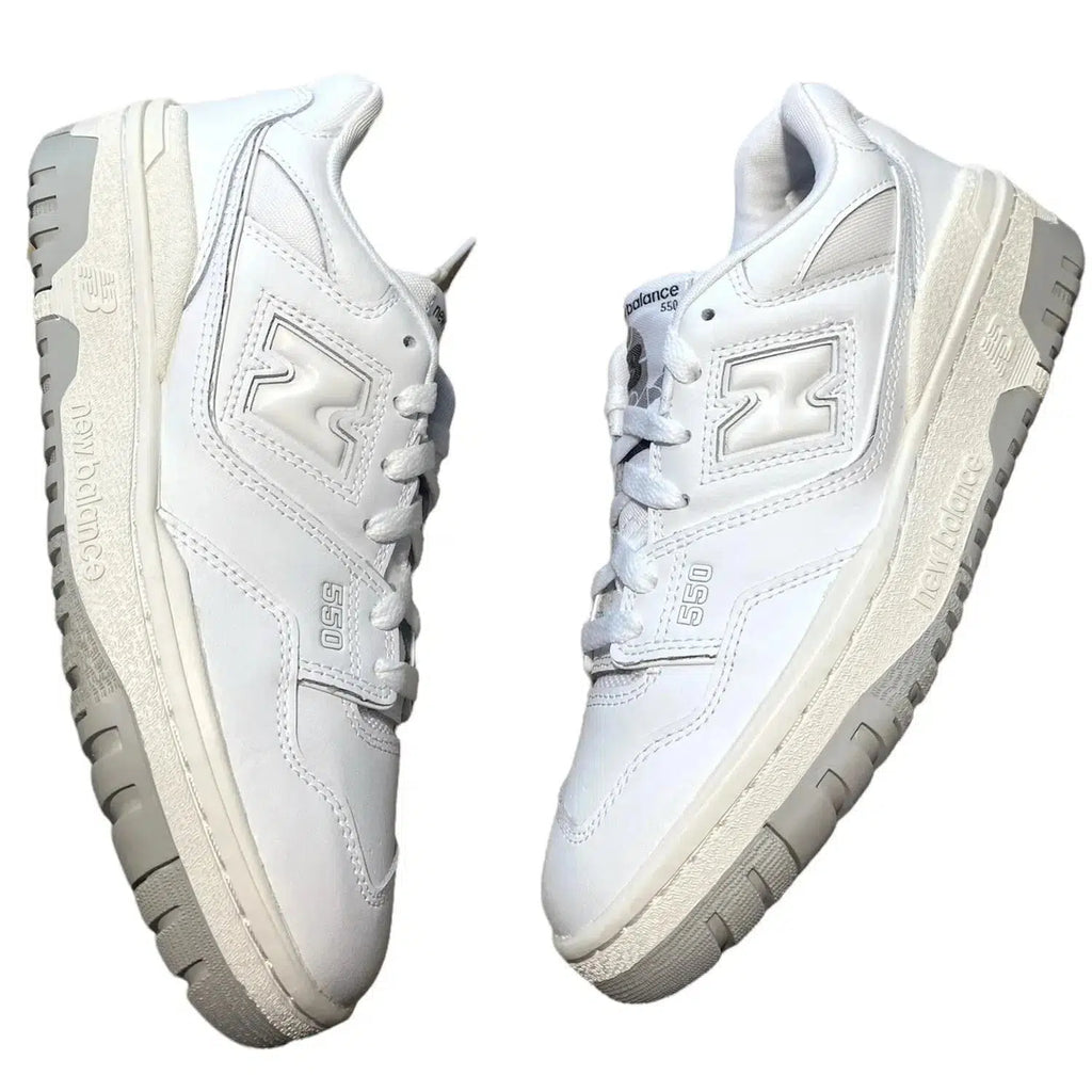 New Balance 550 White Grey Junior Trainers