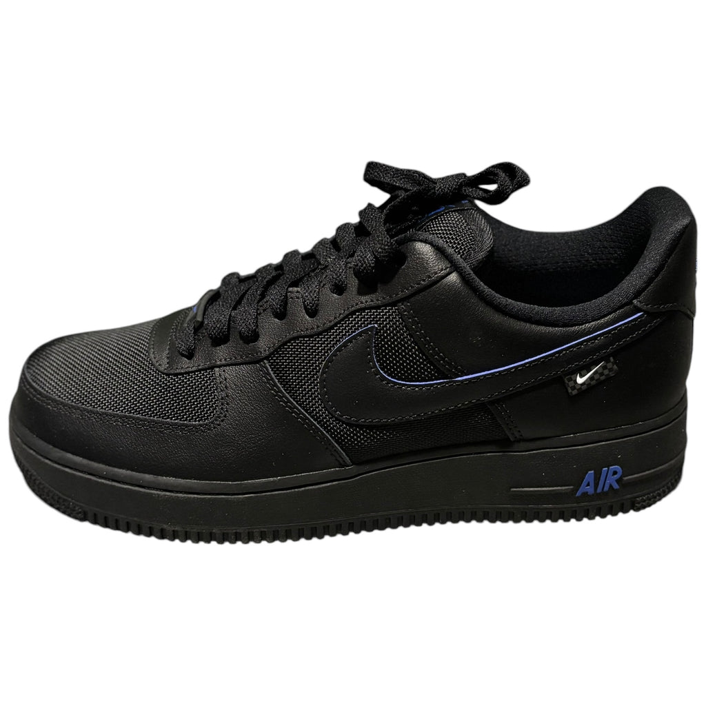 Nike Air Force 1 '07 Black Astronomy Blue Low Trainers