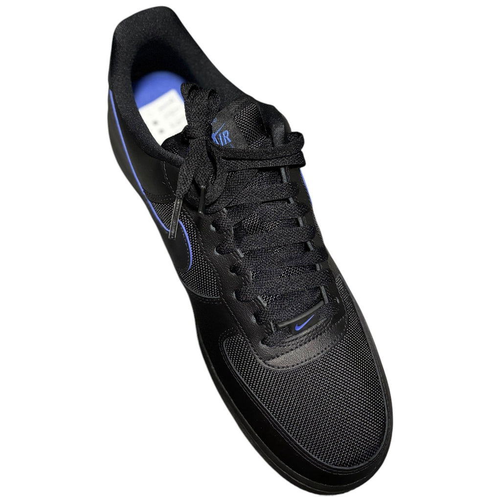 Nike Air Force 1 '07 Black Astronomy Blue Low Trainers