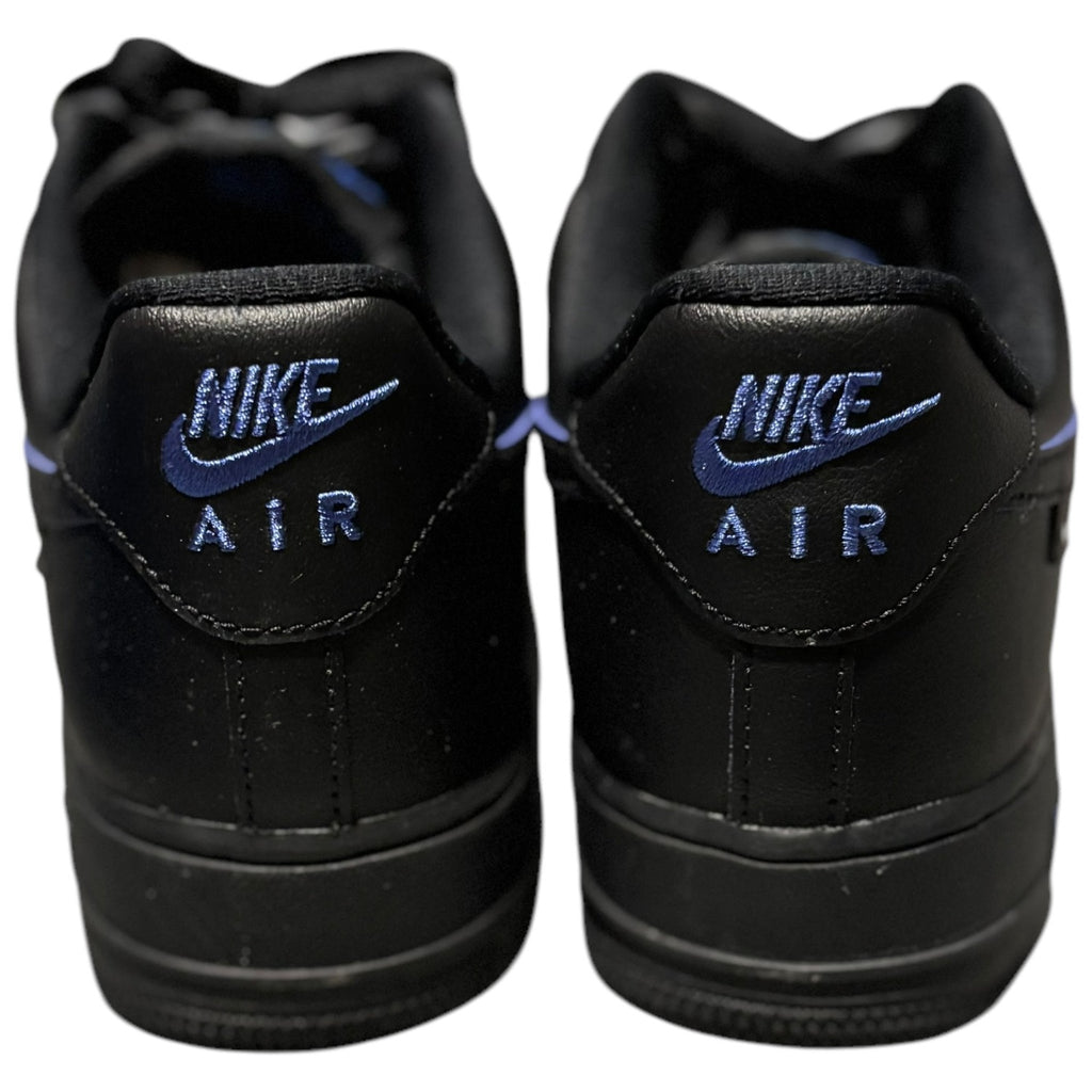 Nike Air Force 1 '07 Black Astronomy Blue Low Trainers
