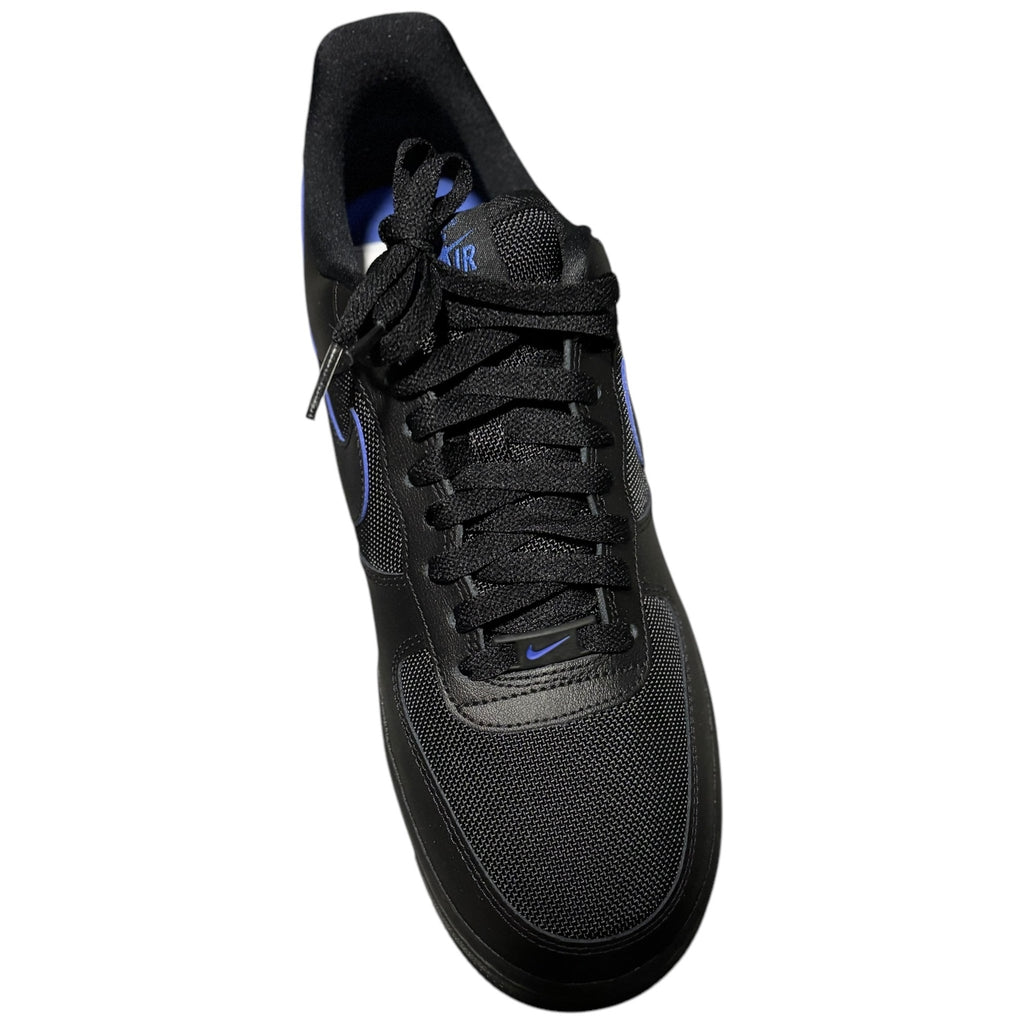 Nike Air Force 1 '07 Black Astronomy Blue Low Trainers