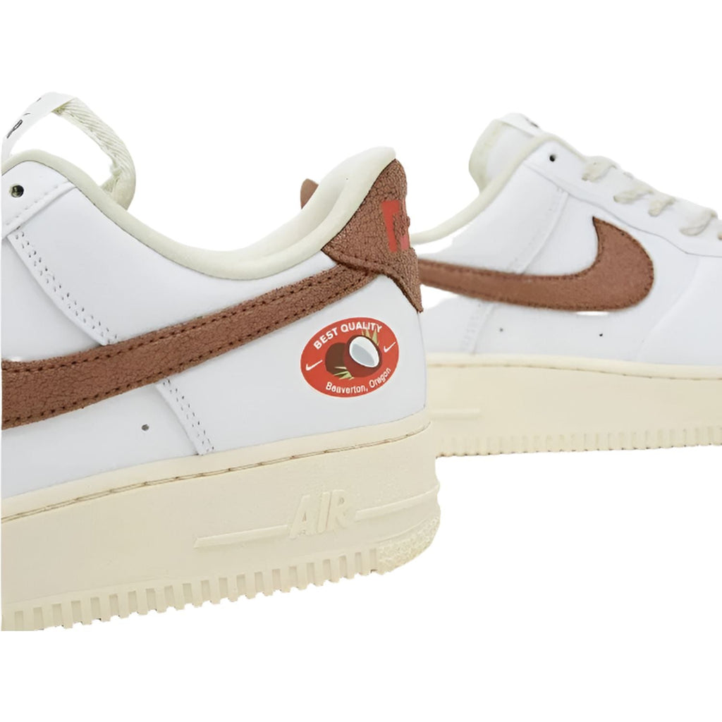 Nike Air Force 1 ‘07 White Brown Women's Trainers