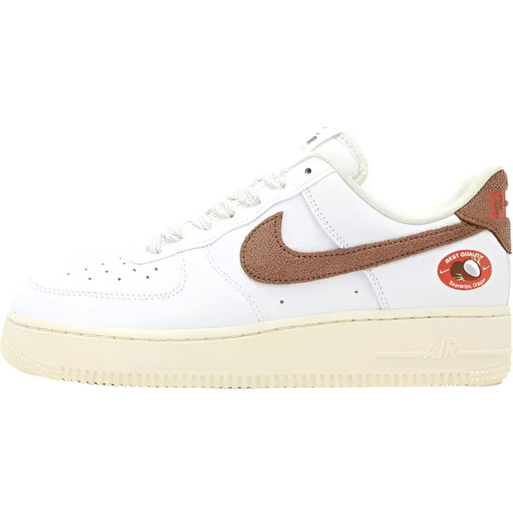 Nike Air Force 1 ‘07 White Brown Women's Trainers