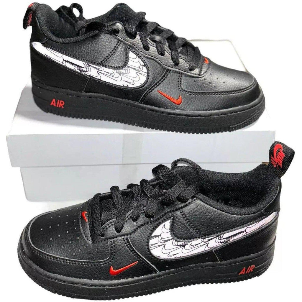 Nike Air Force 1 LV8 Junior Black Trainers