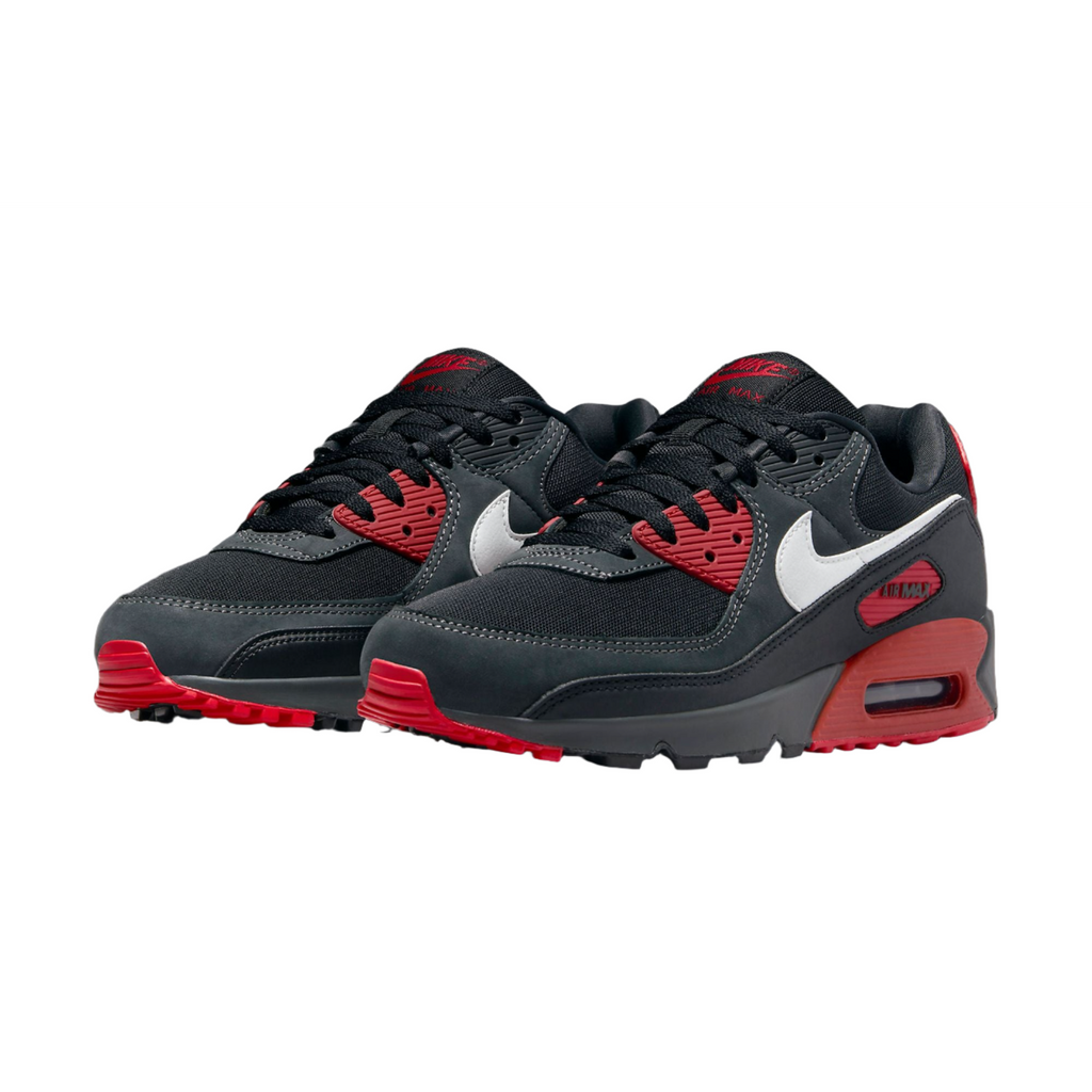 Nike Air Max 90 Anthracite Red & Black Trainers