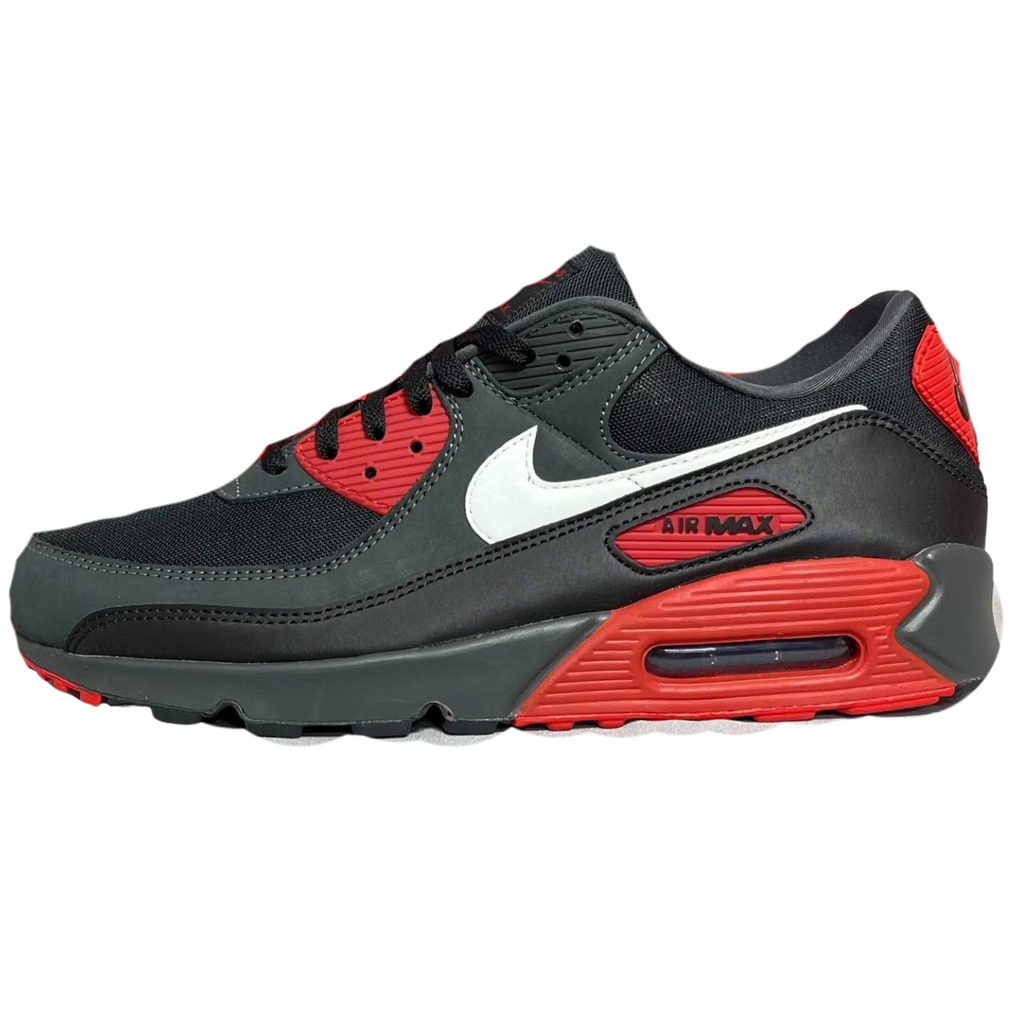 Nike Air Max 90 Anthracite Red & Black Trainers