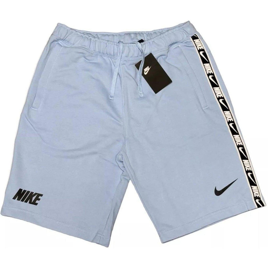 Nike Baby Blue Cotton Men's Fleece Shorts