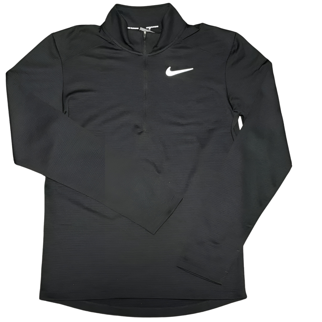 Nike Half Zip Black Activewear Long Sleeve Pacer Top