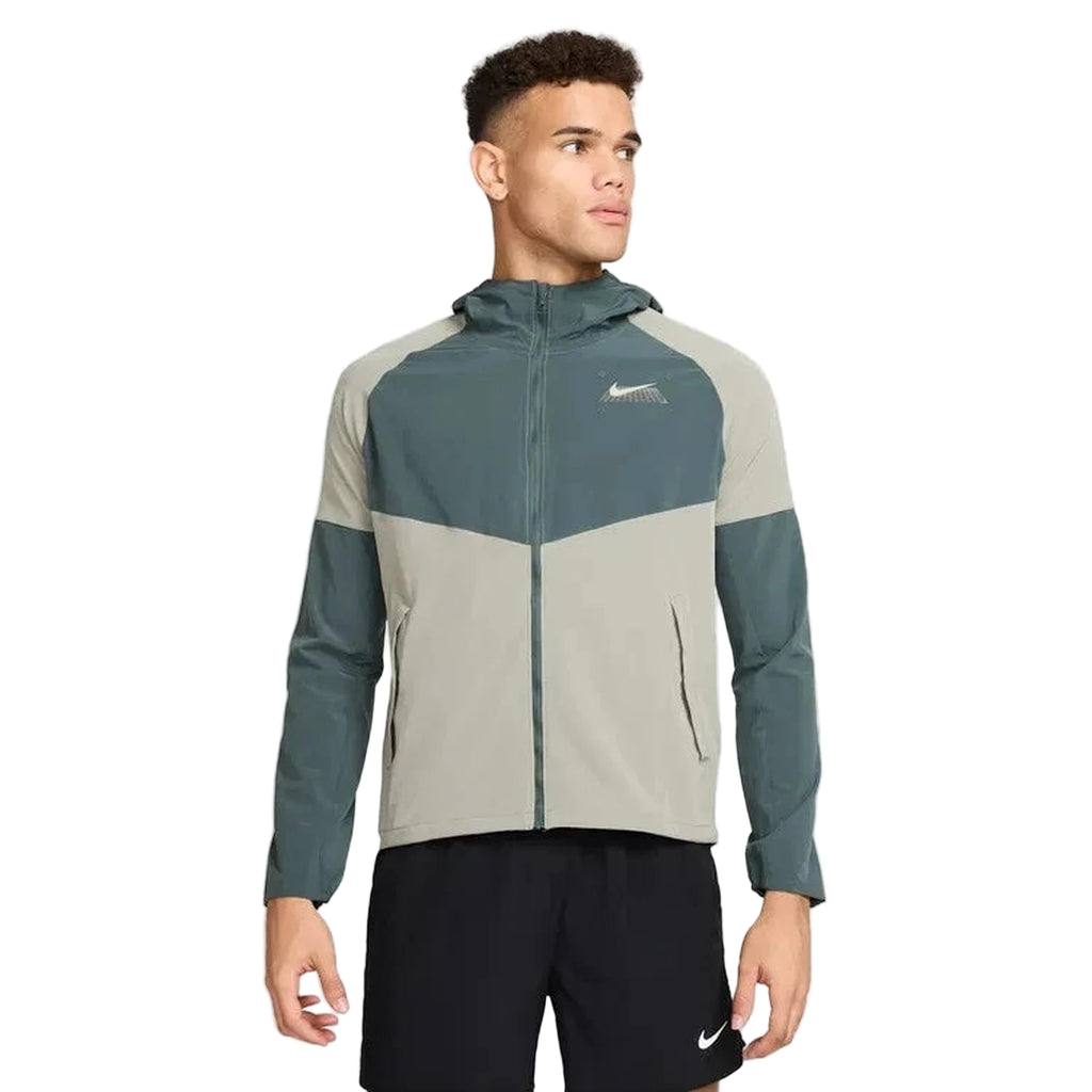 Nike Men's Windbreaker Jacket Olive Khaki