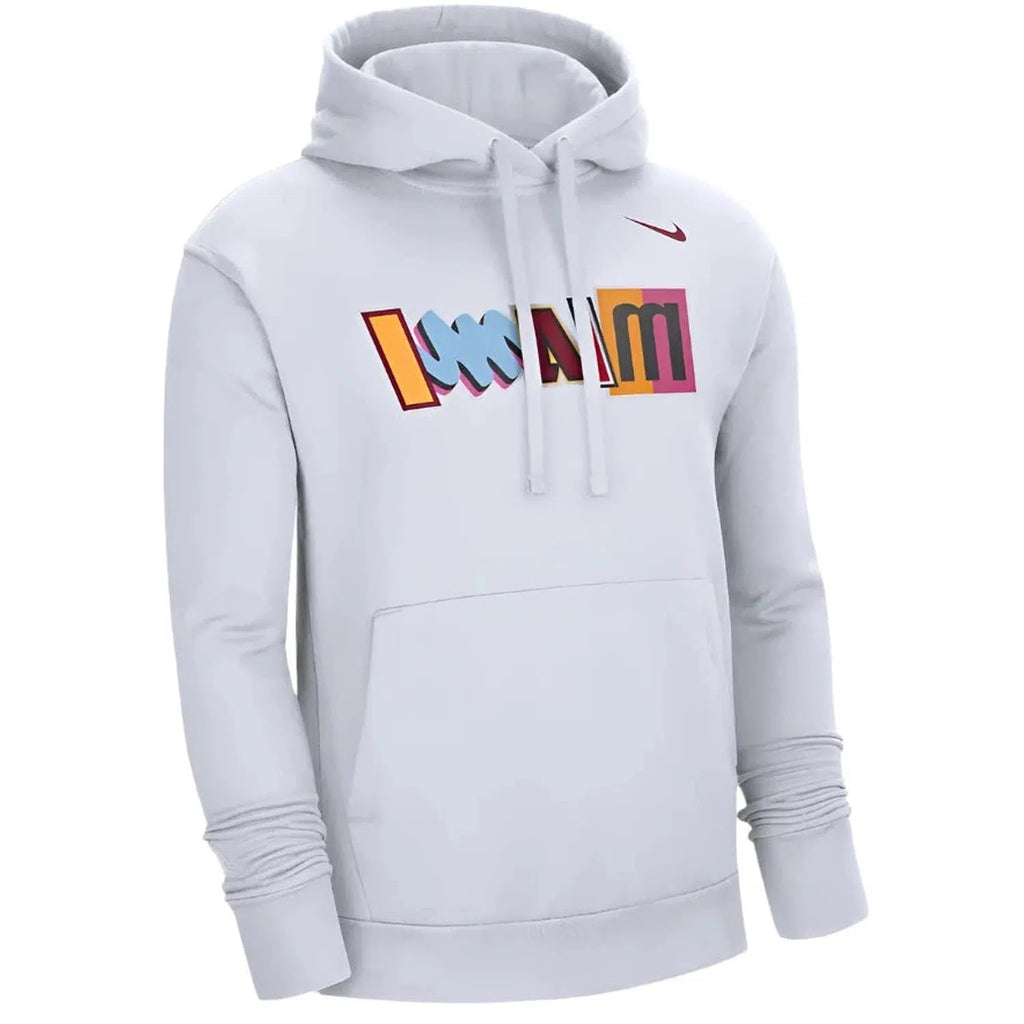 Nike Miami Heat City NBA Pullover White Hoodie