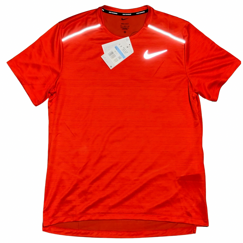 Nike Miler Chile Red Short Sleeve Top