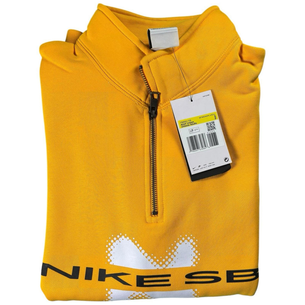 Nike SB Yellow Gold Quarter-Zip Sweatshirt