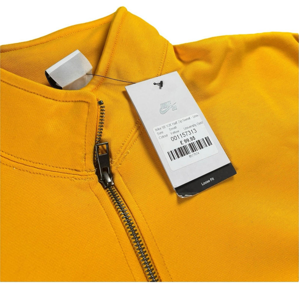 Nike SB Yellow Gold Quarter-Zip Sweatshirt